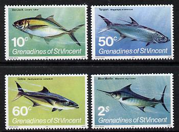 St Vincent - Grenadines 1981 Game Fish set of 4 unmounted mint SG 204-7