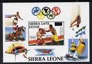 Sierra Leone 19854 Los Angeles Olympics Gold Medal Winners perf m/sheet (Boxing) unmounted mint, SG MS 884