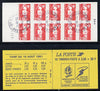 France 1991 Marianne 2f50 self-adhesive booklet (Winter Olympics on front cover) complete with cds cancels SG DSB105a