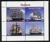 Chad 2014 Sailing Ships #1 perf sheetlet containing 4 values unmounted mint. Note this item is privately produced and is offered purely on its thematic appeal. .