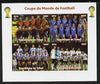 Chad 2014 Football World Cup #2 imperf sheetlet containing 4 values unmounted mint. Note this item is privately produced and is offered purely on its thematic appeal. .