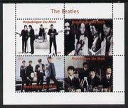 Mali 2014 The Beatles #1 perf sheetlet containing 4 values unmounted mint. Note this item is privately produced and is offered purely on its thematic appeal