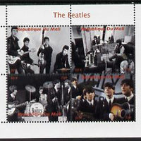 Mali 2014 The Beatles #2 perf sheetlet containing 4 values unmounted mint. Note this item is privately produced and is offered purely on its thematic appeal