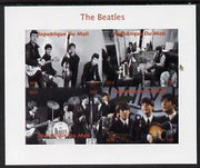 Mali 2014 The Beatles #2 imperf sheetlet containing 4 values unmounted mint. Note this item is privately produced and is offered purely on its thematic appeal, it has no postal validity