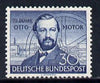 Germany - West 1952 75th Anniversary of Otto Gas Engine unmounted mint SG 1076
