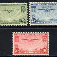 United States 1935 Trans Pacific Air Mail set of 3 unmounted mint SG A775-7