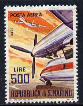 San Marino 1963-65 Rolls Royce Dart 500L unmounted mint SG 741