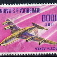 San Marino 1963-65 Boeing 707 1,000L unmounted mint SG 742