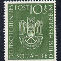 Germany - West 1953 50th Anniversary of Science Museum 10pf + 5pf unmounted mint SG 1089