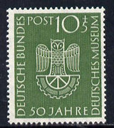 Germany - West 1953 50th Anniversary of Science Museum 10pf + 5pf unmounted mint SG 1089