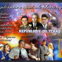 Chad 2013 Soviet Space Exploration - Voskhod 1 imperf deluxe containing one value unmounted mint