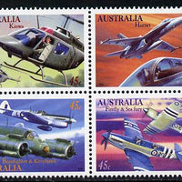 Australia 1996 Military Aviation set of 4 unmounted mint SG 1578a