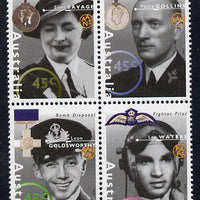 Australia 1995 WW2 War Heroes - 2nd issue set of 4 unmounted mint SG 1545a