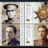 Australia 2000 Australian Legends - 4th issue set of 4 unmounted mint SG 1947a