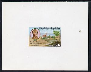 Togo 1977 150th Death Anniversary of Beethoven 50f individual imperf deluxe sheet unmounted mint as SG 1196