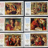 Togo 1976 Christmas - Nativity Scenes set of 6 imperf from limited printing unmounted mint as SG 1167-72