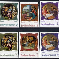 Togo 1969 Religious Paintings set of 6 imperf from limited printing unmounted mint as SG 651-6