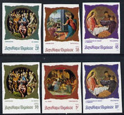 Togo 1969 Religious Paintings set of 6 imperf from limited printing unmounted mint as SG 651-6