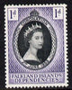 Falkland Islands Dependecies 1953 Coronation 1d unmounted mint SG G25