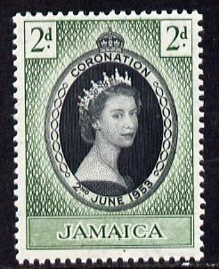 Jamaica 1953 Coronation 2d unmounted mint SG 153