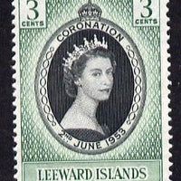 Leeward Islands 1953 Coronation 3c unmounted mint SG 125