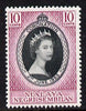 Malaya - Negri Sembilan 1953 Coronation 10c unmounted mint SG 67