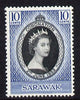 Sarawak 1953 Coronation 10c unmounted mint SG 187