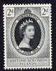 Solomon Islands 1953 Coronation 2d unmounted mint SG 81