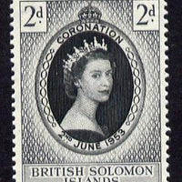 Solomon Islands 1953 Coronation 2d unmounted mint SG 81