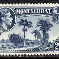 Montserrat 1938-48 Botanic Station 2s6d slate-blue P13 unmounted mint, SG 109