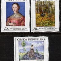 Czech Republic 2003 Art - 12th issue perf set of 3 unmounted mint, SG 385-7