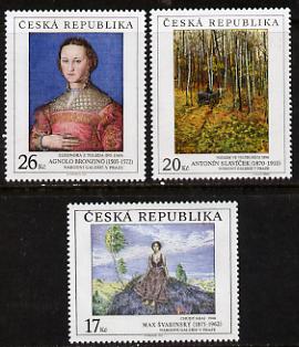 Czech Republic 2003 Art - 12th issue perf set of 3 unmounted mint, SG 385-7