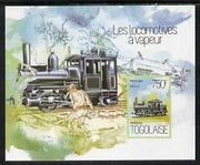 Togo 2013 Locomotives - Farle 0-4-4-0 imperf deluxe sheet unmounted mint. Note this item is privately produced and is offered purely on its thematic appeal