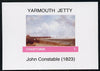 Chartonia (Fantasy) Yarmouth Jetty by John Constable imperf deluxe sheet on glossy card unmounted mint