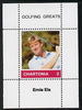 Chartonia (Fantasy) Golfing Greats - Ernie Els perf deluxe sheet on thin glossy card unmounted mint