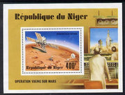 Niger Republic 1977 Viking Space Mission perf m/sheet unmounted mint. Note this item is privately produced and is offered purely on its thematic appeal SG MS672