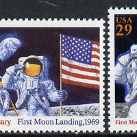 United States 1994 25th Anniversary of Moon Landing $9.95 plus 29c single unmounted mint SG 2921
