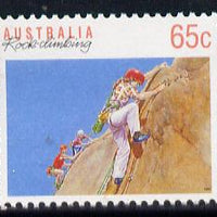 Australia 1989-94 Rock Climbing 65c unmounted mint, from Sports def set of 19, SG 1186