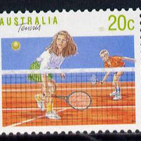 Australia 1989-94 Tennis 20c unmounted mint, from Sports def set of 19, SG 1176