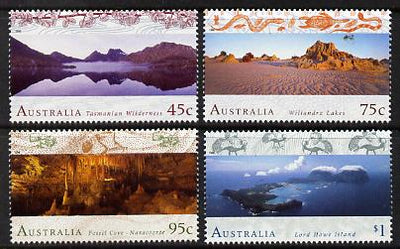 Australia 1996 World Heritage Sites (2nd series) set of 4 unmounted mint, SG 1582-85