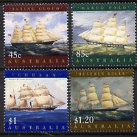 Australia 1998 Ship Paintings set of 4 unmounted mint SG 1727-30