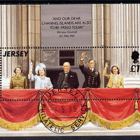 Jersey 1995 50th Anniversary of Liberation m/sheet fine cto used SG MS706