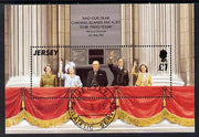 Jersey 1995 50th Anniversary of Liberation m/sheet fine cto used SG MS706