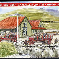 Isle of Man 1995 Centenary of Snaefell Mountain Railway m/sheet cto used, SG MS 638