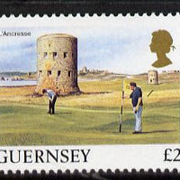 Guernsey 1984-91 L'Ancresse Golf Course £2 unmounted mint SG 315