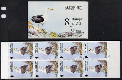 Guernsey - Alderney 1994-95 Flora & Fauna £1.92 booklet complete & fine SG ASB2