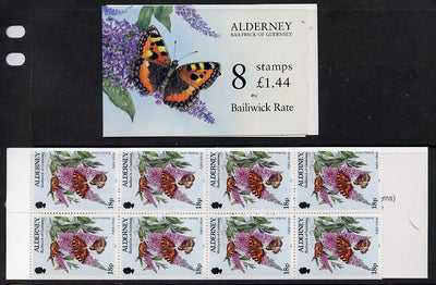 Guernsey - Alderney 1997 Flora & Fauna £1.44 booklet complete & fine SG ASB3