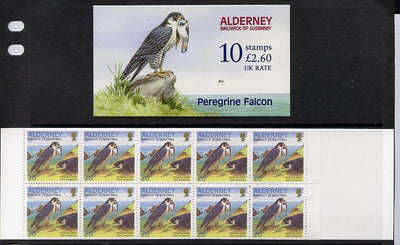 Guernsey - Alderney 2000 Peregrine Falcon £2.60 booklet complete & fine SG ASB9