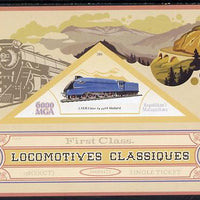 Madagascar 2014 Classic Locomotives - LNER A4 Pacific imperf s/sheet containing one triangular-shaped value unmounted mint