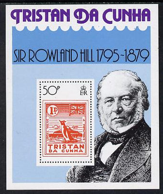 Tristan da Cunha 1979 Rowland Hill perf m/sheet unmounted mint SG MS 267